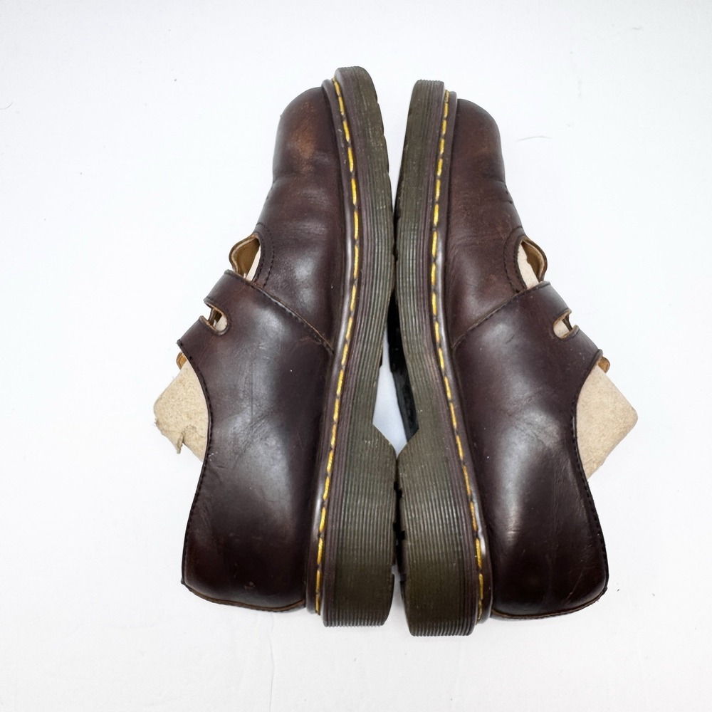 Dr. Martens Brown Leather Mary Janes - Picture 11 of 16